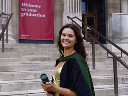 On the steps of the Parkinson Building.